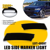 White LED Front Rear Side Marker Light For 2018-2023 VW Tiguan/2012-19 Beetle EA 6B93BC-57