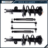 For 06-12 Toyota Rav4 6pc Front Rear Complete Strut Shock Sway Bar Links KOEEP