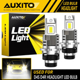 AUXITO D4S D4R LED Headlight Bulbs 6500K Super White HID Xenon Conversion Q16 EA AUXITO