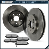 Front Brake Rotors And Ceramic Pads For Acura Rdx 2007 - 2012 Honda Accord 2012 6B93BC-57
