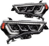 Pair Kit LED Headlights Assembly For 2014-2021 Toyota 4Runner 4.0L Black Amber 6B93BC-57