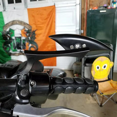 For Suzuki Intruder 700 800 1400 1500 Black Blade Motorcycle Rear View Mirrors