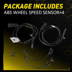 4x ABS Wheel Speed Sensor for Chevrolet Equinox GMC Terrain 2010-17 Front Rear A 6B93BC-57