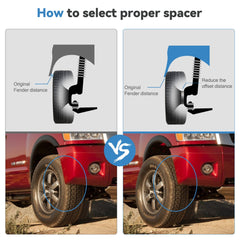 4P 1" 5x4.75 Hub Centric Wheel Spacers 7/16"x20 For Chevy Corvette Impala Malibu 6B93BC-57