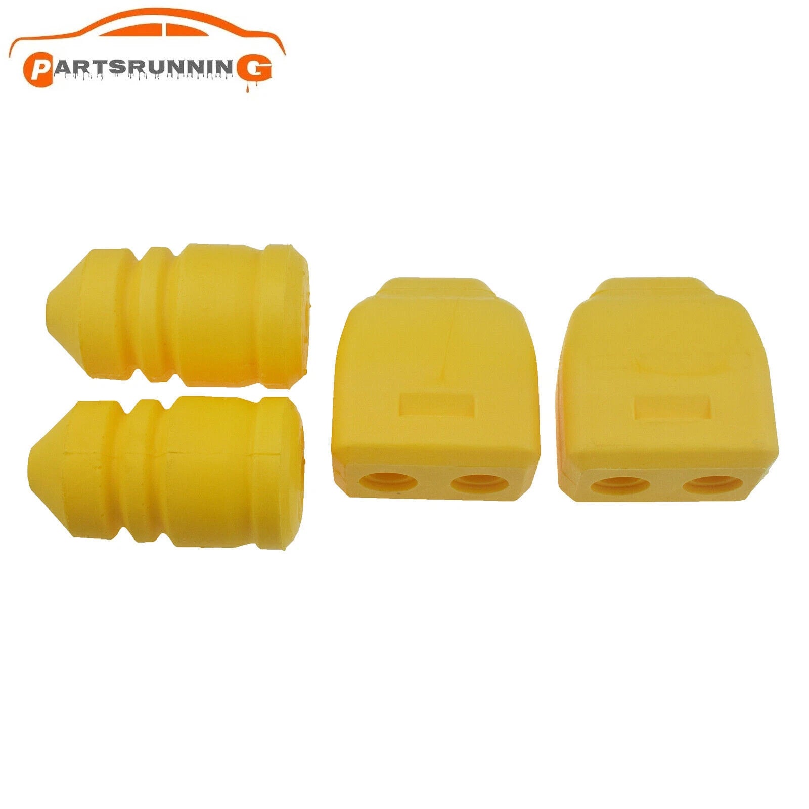 4PCS Front Rear Jounce Axle Bumper for 1999-2004 Jeep Grand Cherokee WJ 52088352 6B93BC-57