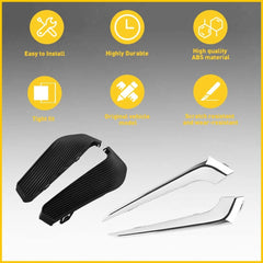 Chrome Front Bumper Fog Light Lamp Cover Trim for Set Chevrolet Malibu XL 16-18 6B93BC-57