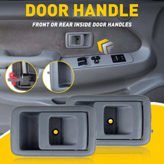 2PCS Front/Rear Left & Right Inside Door Handle For 2001-2004 Toyota Tacoma EOA 6B93BC-57