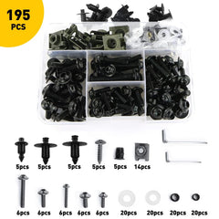 Complete Fairing Bolt Screws Kit Fit ZX12R ZX14 Ninja Kawasaki ZX6R 7R ZX9R 6B93BC-57
