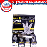 4x iridium spark plugs 7090 SP-9652 IX 5464 BKR5EGP performance power MPG 6B93BC-57