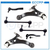 6pcs Lower Control Arm Sway Bar Outer Tie Rod Kit For 2002-2003 Toyota Camry 6B93BC-57