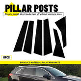 6PCS Pillar Post Cover Trims Black Suitable for Cadillac XT5 2017-2023 EOA 6B93BC-57