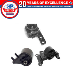 Motor & Trans Mount 3PCS Set Compatible for 1992-1994 Mazda MX-3 1.8L / 8813, 6B93BC-57
