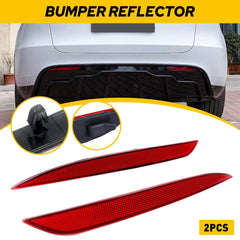 For Tesla Model Y 2022 2021 2020 Tail Rear Bumper Reflector Red Pair LH RH EOA 6B93BC-57