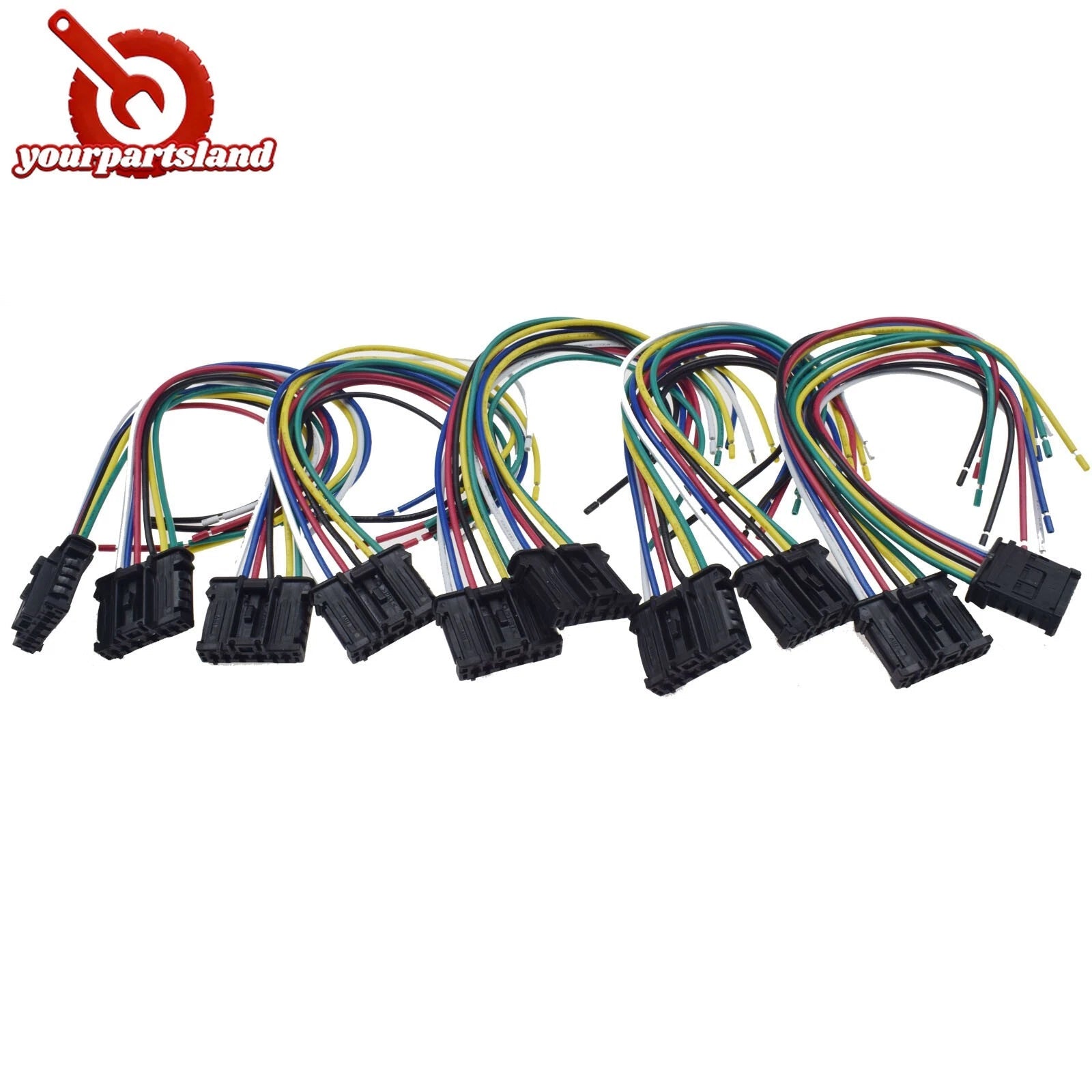 For Peugeot 206 207 307 308 Rear Tail Light Harness Pigtail Connector Loom 6B93BC-57