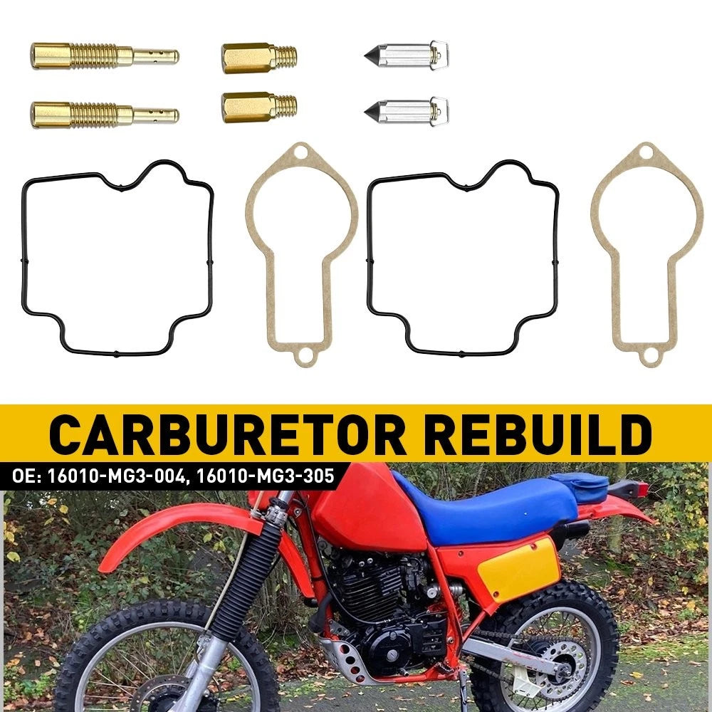 Fit For 1983-1984 Honda XR500 Carburetor Carb Rebuild Kit Repair Replacement EOA 6B93BC-57