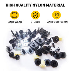 50x Fit For Toyota Engine Cover Clip Screw Undertray Splash Liner Fastener EOA 6B93BC-57