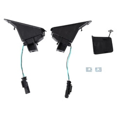 Chrome Steel Rear Bumper w/ Dual Exhaust & Park Sensors For 2019-2024 RAM 1500