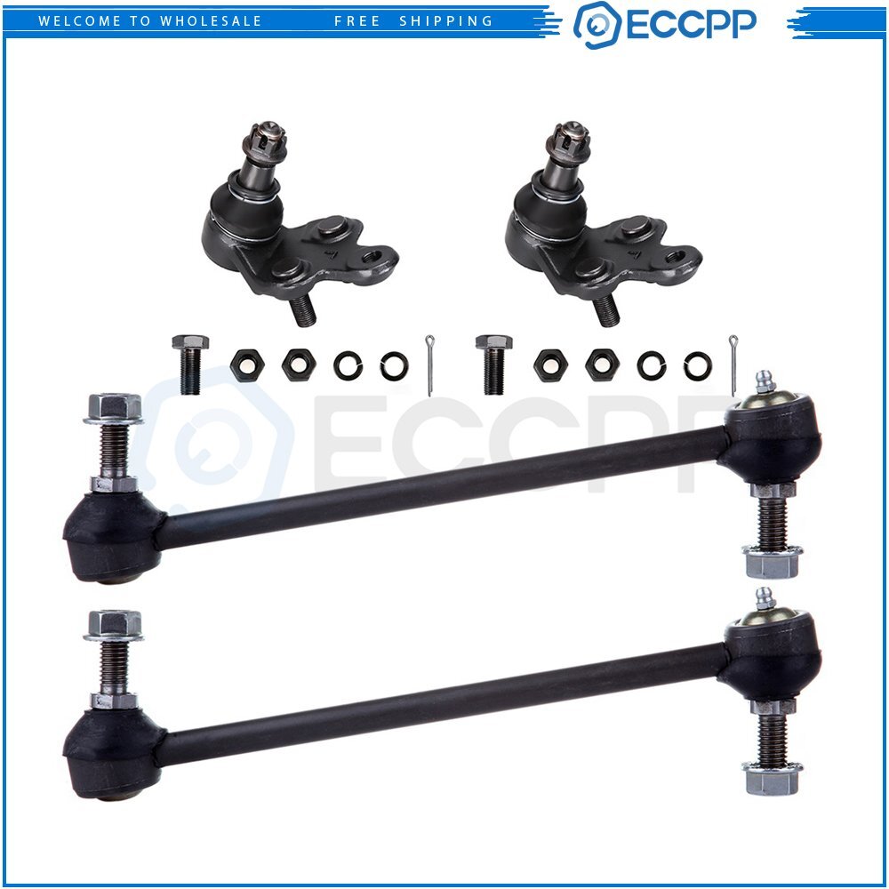 Front Lower Ball Joints Anti Sway Stabilizer Bar Linkage For 04-08 Toyota Solara 6B93BC-57
