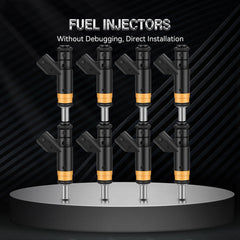 8pcs For Dodge Ram 1500 3500 2500 Challenger Jeep Commander 5.7L Fuel Injectors 6B93BC-57