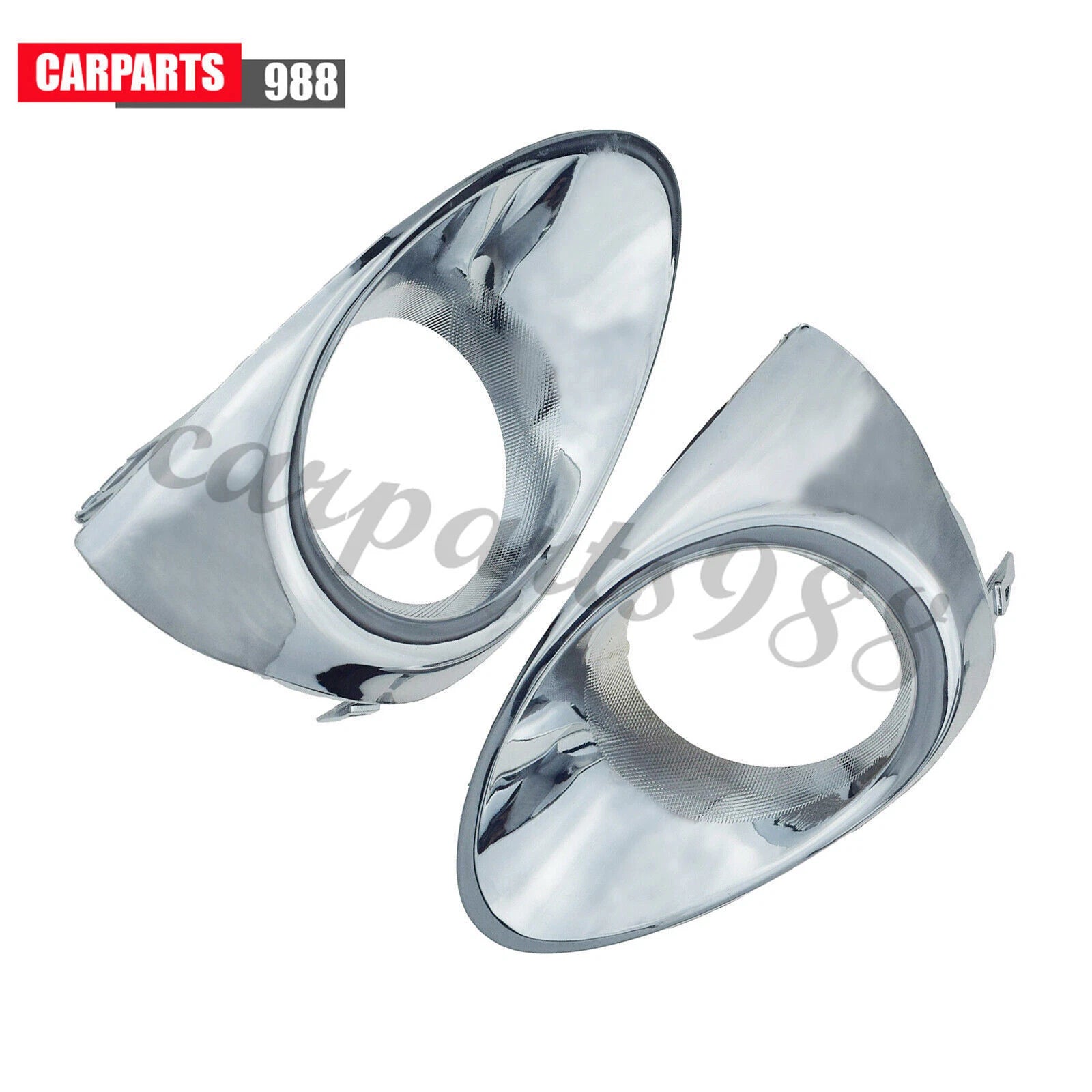 Pair Fog Light Trim Chrome For 2013-15 Lexus RX350 RX450h 814810E110 814820E110 6B93BC-57