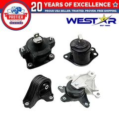 Fits 2015-2019 Acura TLX 2.4L AUTO, Engine Motor & Trans Mount Set 4pc 6B93BC-57
