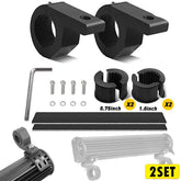4x 1.25" Tube BullBar Mount Bracket Clamps Fog Road Off Roof Cage LED Light Bar 6B93BC-57