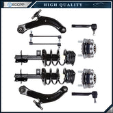 Front Strut & Spring Assembly Control Arm Wheel Hub for 07-12 Nissan Sentra 2.0L KOEEP
