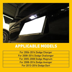 LED License Plate Lights For 6000K Dodge Charger Challenger Magnum Avenger Dart 6B93BC-57