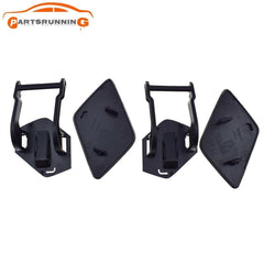 Pair Front Bumper Headlight Washer Cover Cap 31353366 For Volvo XC90 2016-2022 6B93BC-57