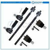 For 2001-2007 Ford Escape 6x Front Inner Outer Tie Rods Lower Ball Joints Set 6B93BC-57