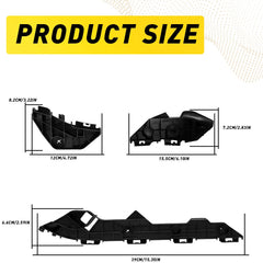 Bumper Bracket For 2009-2013 Corolla Toyota Set of 2 Rear Left & Right Side EOA 6B93BC-57
