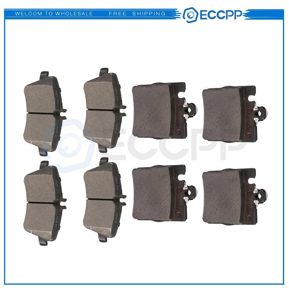 Front Rear Metallic Brake Pads For Mercedes-Benz C240 C280 C320 C350 CLK320 8pcs 6B93BC-57
