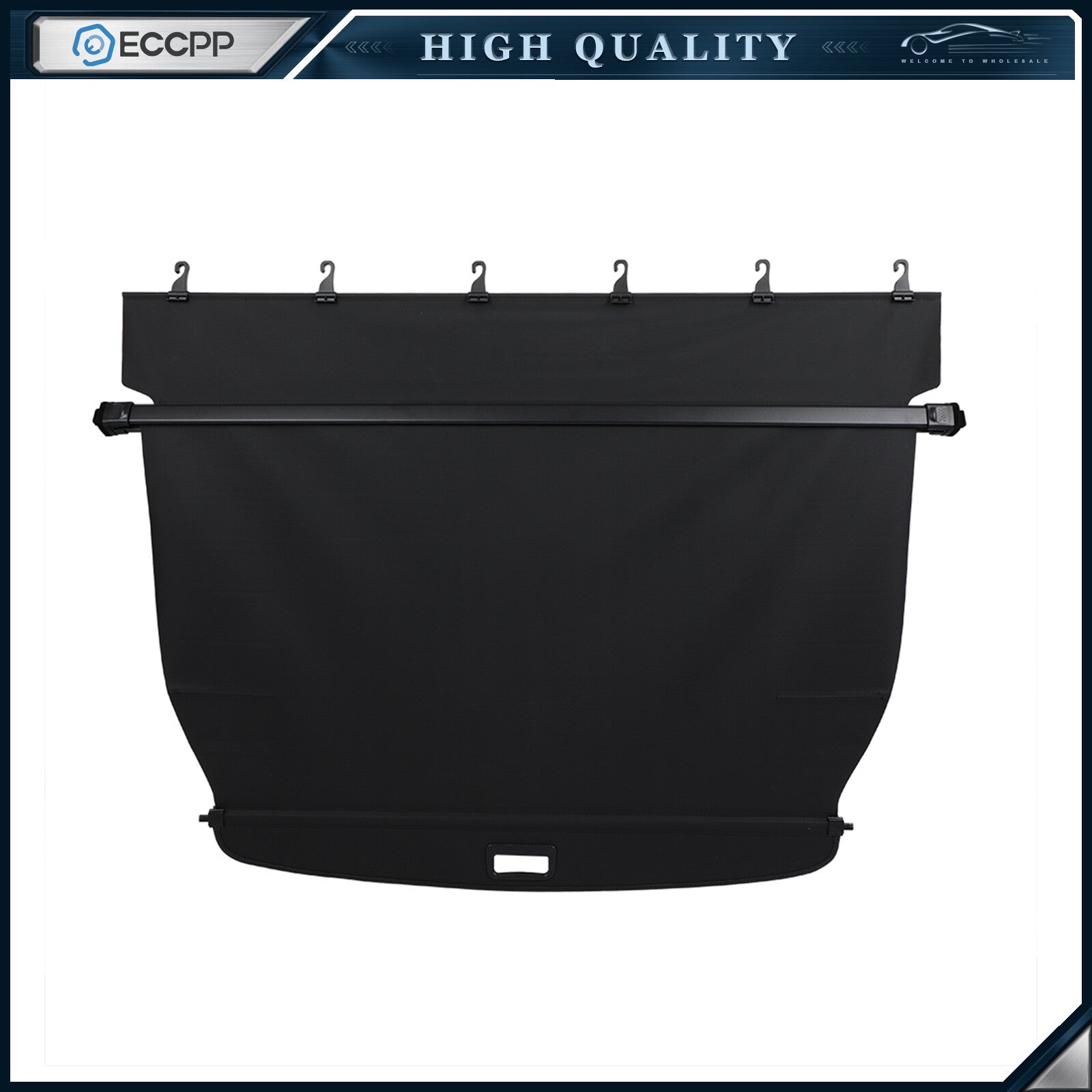 ECCPP Retractable Rear Trunk Cargo Cover Shield Shade For 2006-2013 Volvo XC90 ECCPP