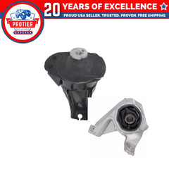 Front & Front Right Engine Motor Mount Fit 2006-2011 Honda Civic 2.0L-L4 6B93BC-57
