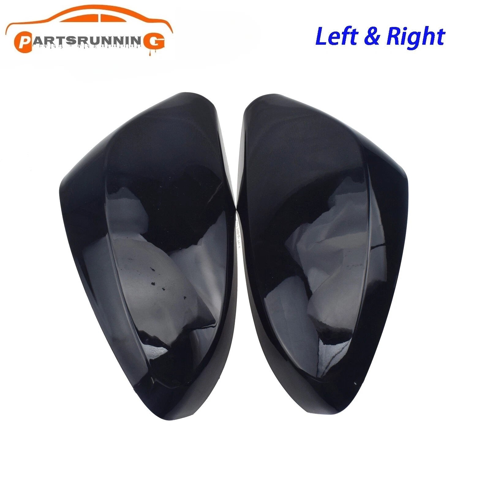 Pair Side View Mirror Covers For Hyundai 2011-2016 Elantra 876163X000 876263X000 6B93BC-57