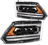 Left+Right Headlights Assembly For 2009-2018 Dodge Ram 1500 2500 3500 w/LED DRL 6B93BC-57