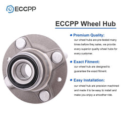 Pair Front Wheel Hub Bearings For Mazda Miata RWD 1990-2001 2002 2003 2004 2005 6B93BC-57