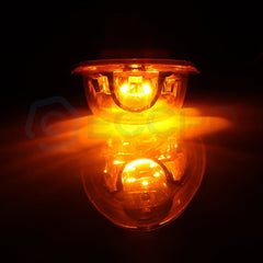 10pcs Amber LED Side Marker Lights Turn Signal 5 LED For Freightliner Cascadia 6B93BC-57