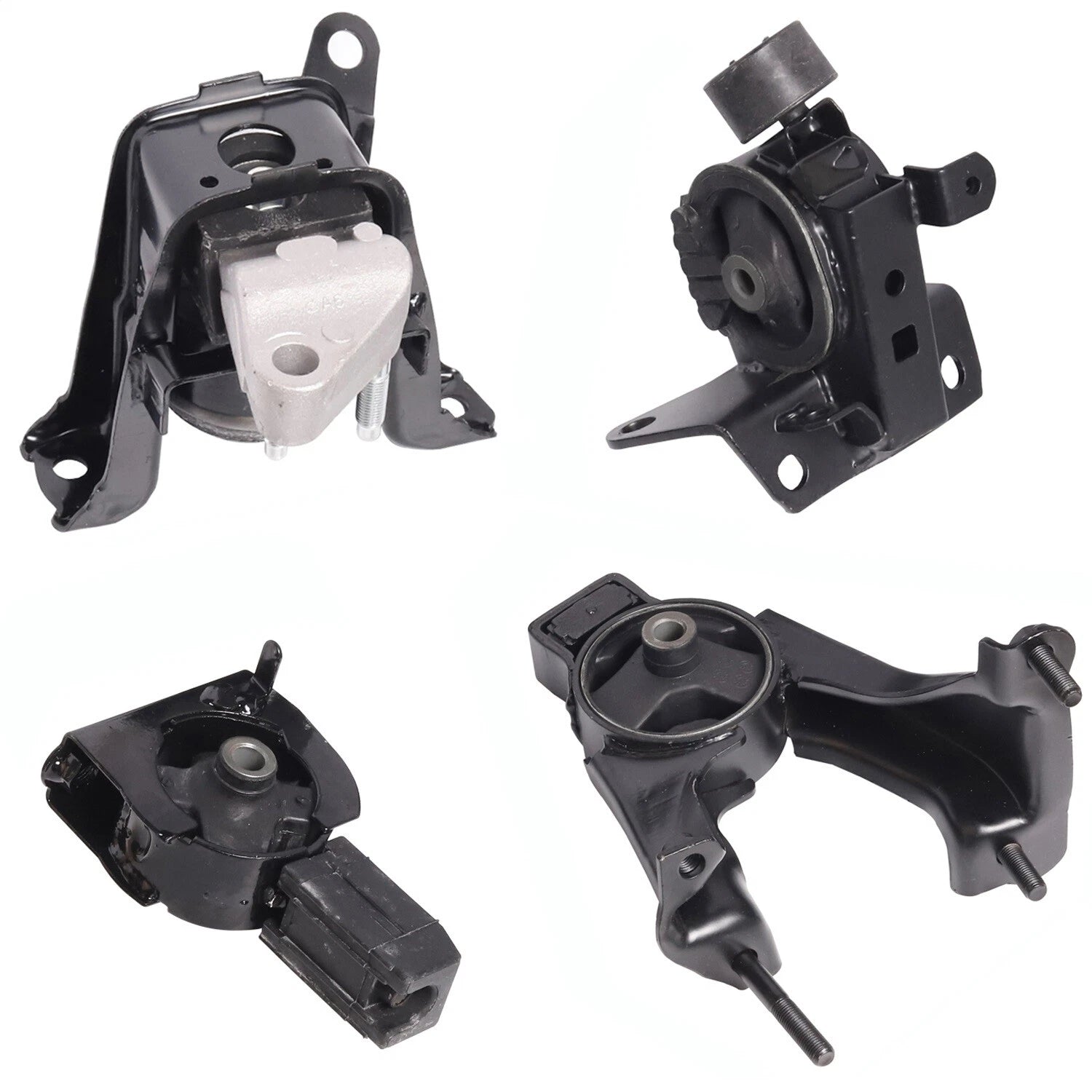 Engine Mount Set compatible with Toyota 2003-2008 Corolla Matrix Pontiac 6B93BC-57