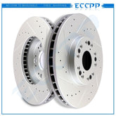 Front Brake Rotors Drilled And Slotted For Lexus GS300 GS430 LS400 SC430 GS400 6B93BC-57