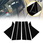 For 2014-2020 Body Impala Chevrolet Pillar Posts Window Trim Door Black 6Pcs/Set 6B93BC-57