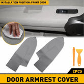 2pcs Gray Front Door Handle Armrest Pull Cover fit for Honda CR-V CRV 2007-2012 6B93BC-57
