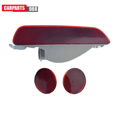 Pair LH RH Rear Bumper Reflectors + Middle Tail Lamp for 2007-13 Nissan Qashqai 6B93BC-57