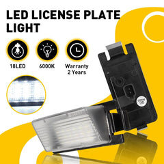 For 2003-2008 NISSAN 350Z 6000K 2PC White LED License Light Plate Lamp Assembly 6B93BC-57