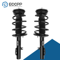 For 2010-2012 Ford Taurus Front (2) L+R Struts Shocks & Coil Spring Assemblies 6B93BC-57