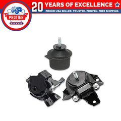 Motor & Trans Mount 3PCS Set for 07-08 Hyundai Azera 3.3L/ 06-08 Azera 3.8L 6B93BC-57
