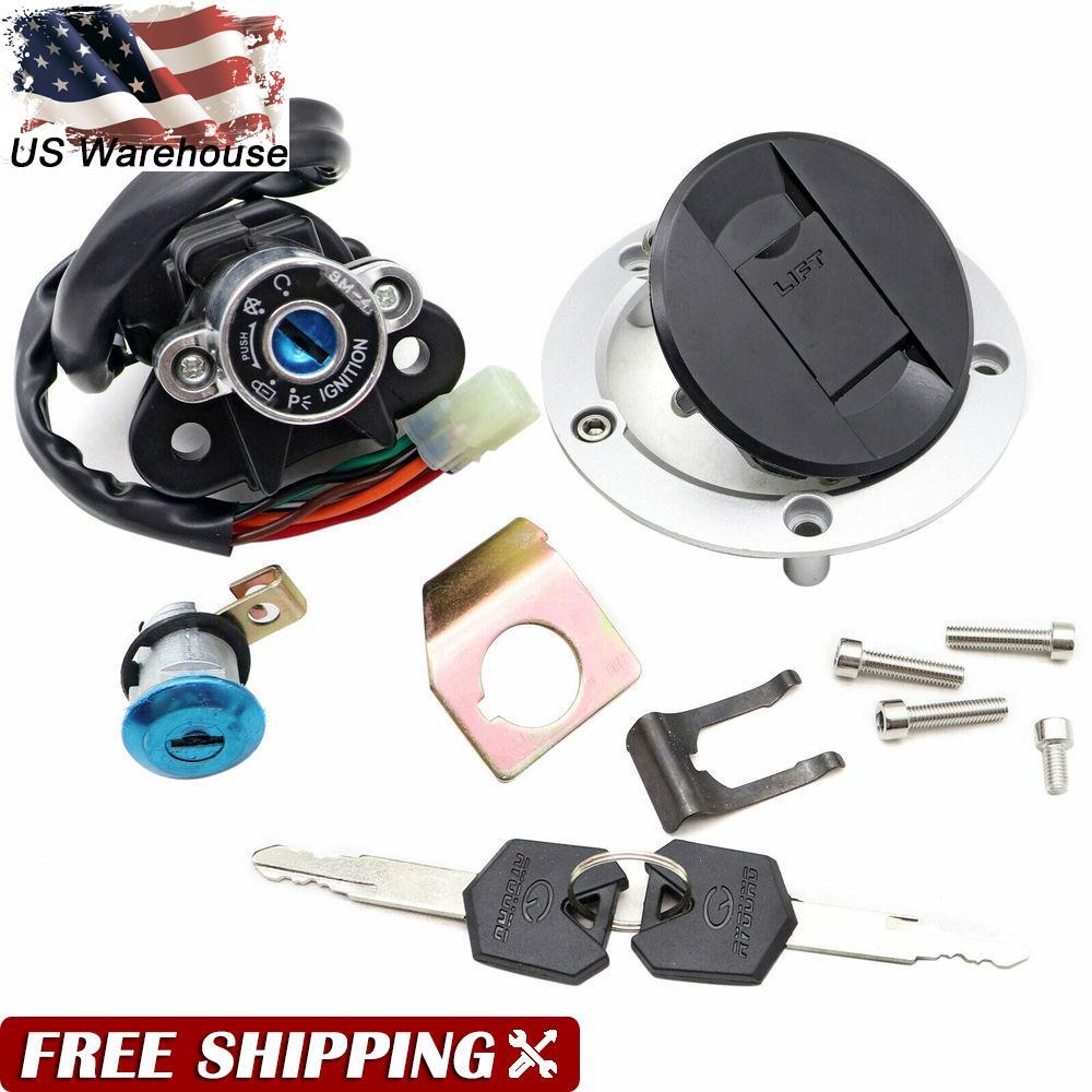Ignition Switch Fuel Gas Cap Lock Key Set for Suzuki GSXR750 2004-2015 GSXR600 6B93BC-57