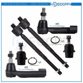 6pcs Front Tie Rod Ends Ball Joints For Ford F-150 Expedition Lincoln Navigator 6B93BC-57