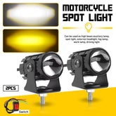 Universal Led Spotlight Driving Fog Light Lamp For Motorcycles Street Bike Car A 6B93BC-57