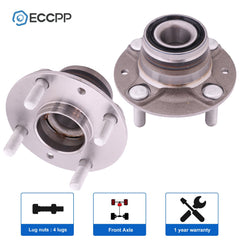 Pair Front Wheel Hub Bearings For Mazda Miata RWD 1990-2001 2002 2003 2004 2005 6B93BC-57